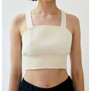 NEW DIARTE cruz top in raw white